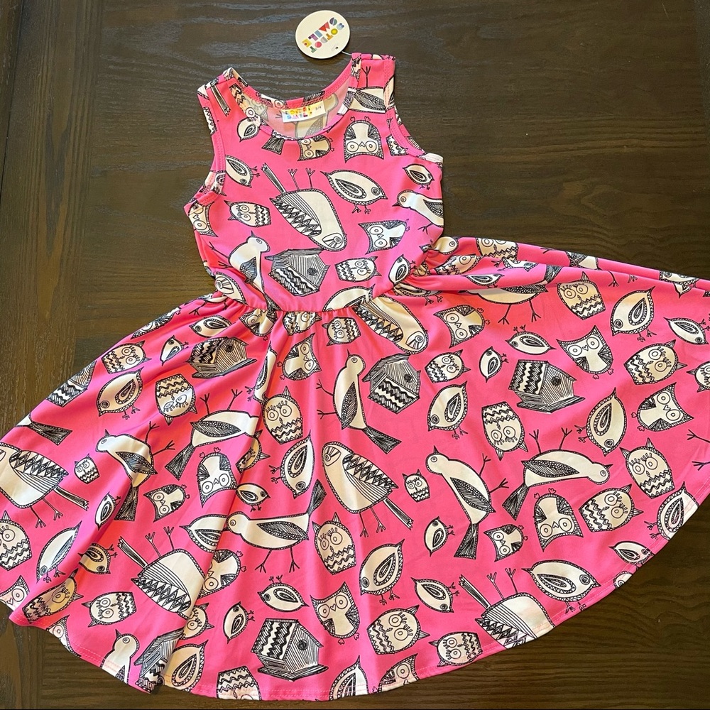 DotDotSmile Dress Size 3/4 - BNWT 🦉🦆🐥